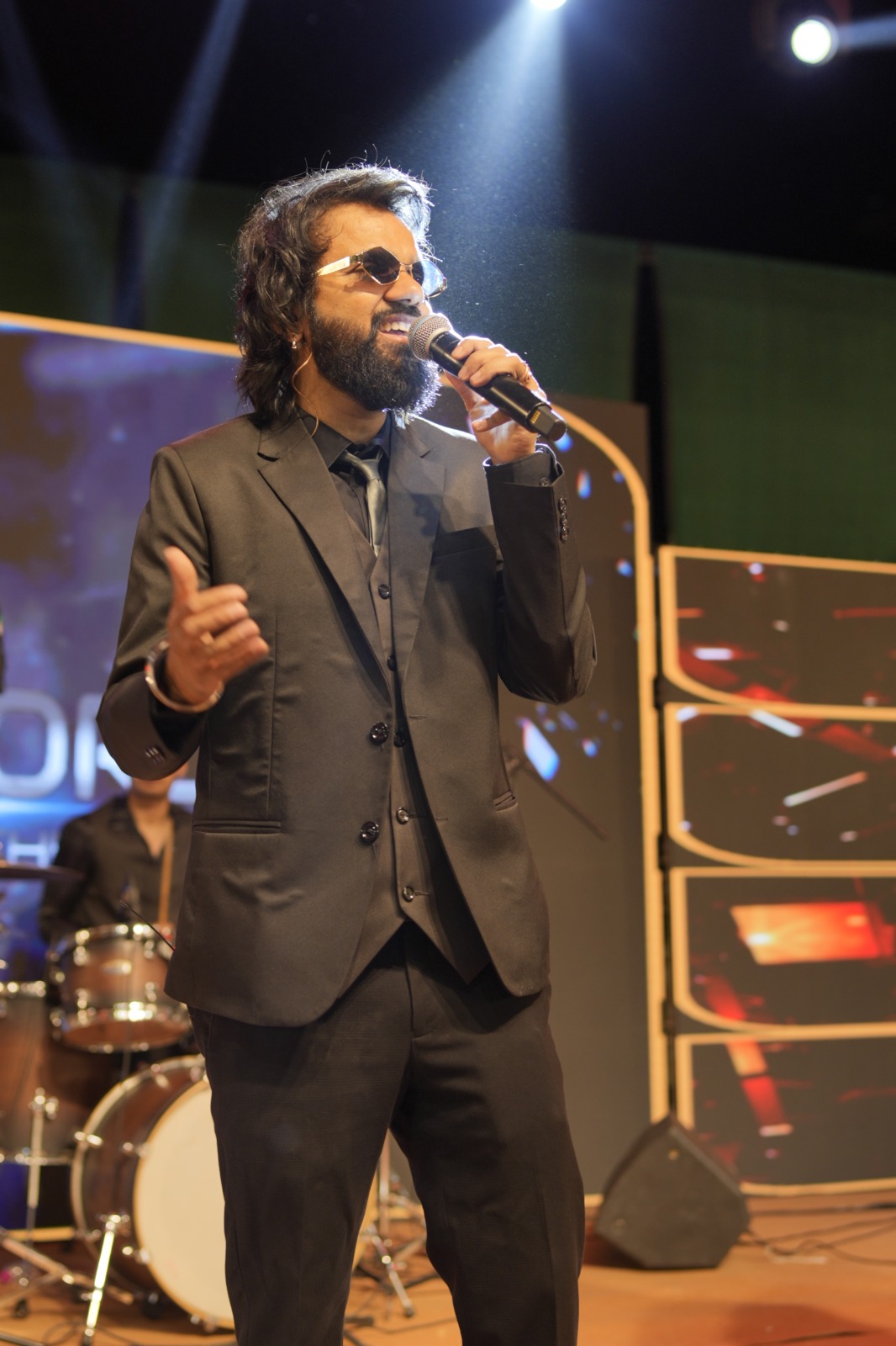 High-Energy Vocal Performance